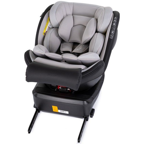 Scaun auto Chipolino Hypnotic Plus I-Size 40-150 cm cu sistem Isofix si sezut rotativ platinum