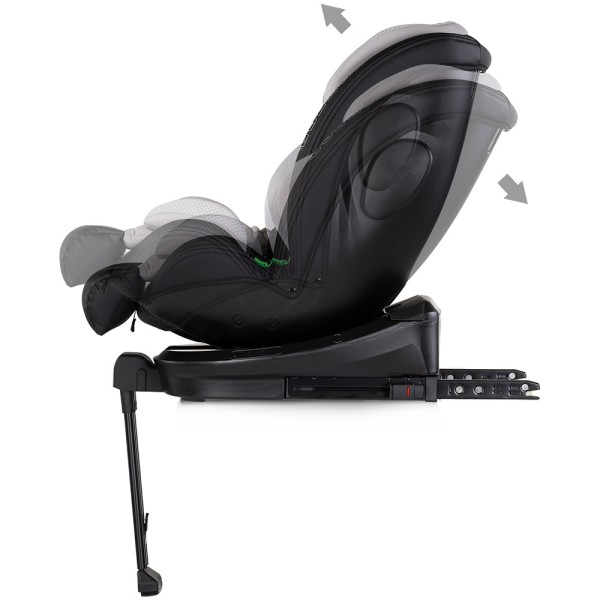 Scaun auto Chipolino Hypnotic Plus I-Size 40-150 cm cu sistem Isofix si sezut rotativ platinum