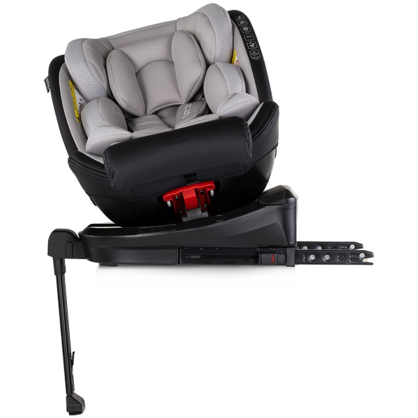 Scaun auto Chipolino Hypnotic Plus I-Size 40-150 cm cu sistem Isofix si sezut rotativ platinum