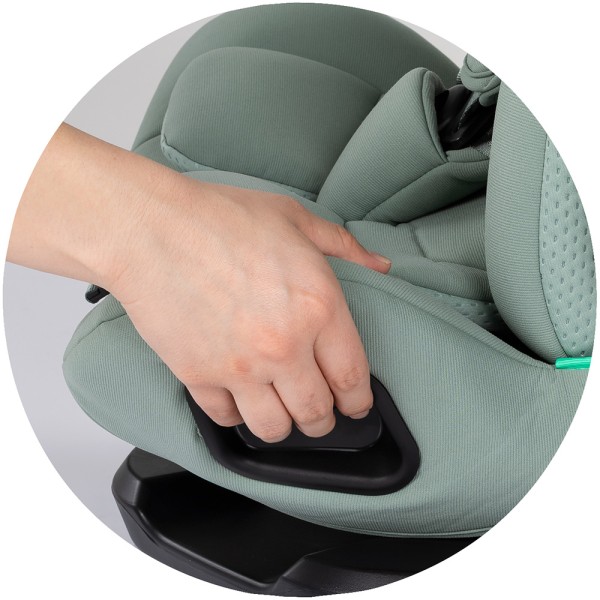 Scaun auto Chipolino Techno iGrow I-Size 40-150 cm cu sistem Isofix si sezut rotativ matcha
