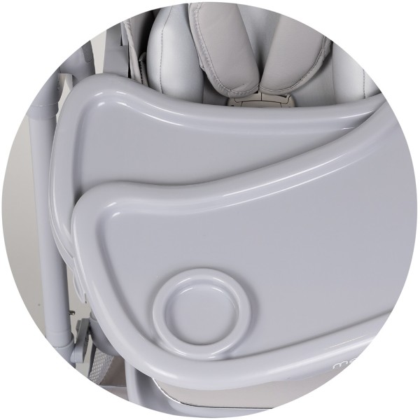 Scaun de masa Chipolino Melba 2 in 1 platinum