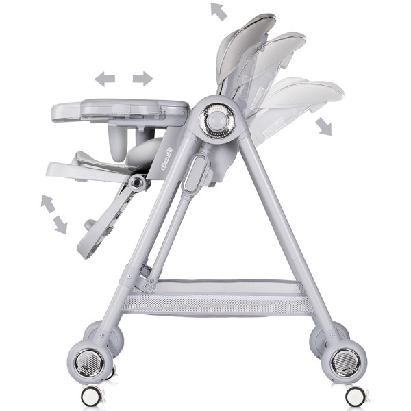 Scaun de masa Chipolino Melba 2 in 1 platinum