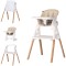 Scaun de masa Chipolino Multi 4 in 1 cashmere