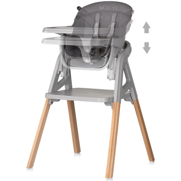 Scaun de masa Chipolino Multi 4 in 1 charcoal