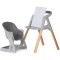 Scaun de masa Chipolino Multi 4 in 1 charcoal