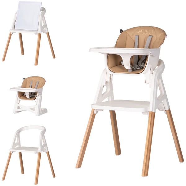 Scaun de masa Chipolino Multi 4 in 1 latte