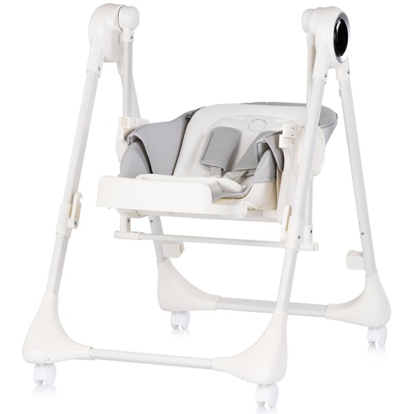 Scaun de masa si leagan electric Chipolino Master Class 2 in 1 cashmere