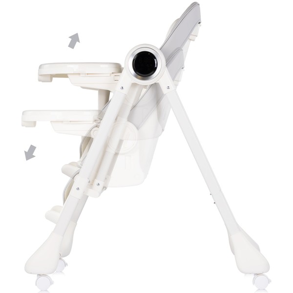 Scaun de masa si leagan electric Chipolino Master Class 2 in 1 cashmere