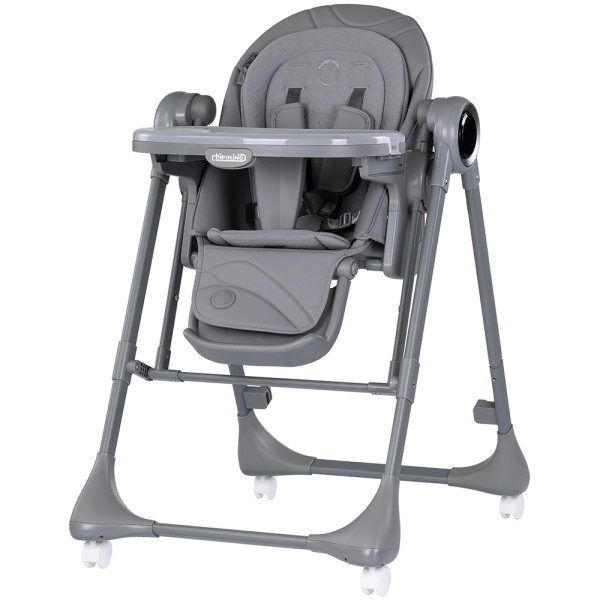 Scaun de masa si leagan electric Chipolino Master Class 2 in 1 charcoal