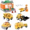 Set constructie Pilsan Double Blocks Bucket Dozer 57 piese