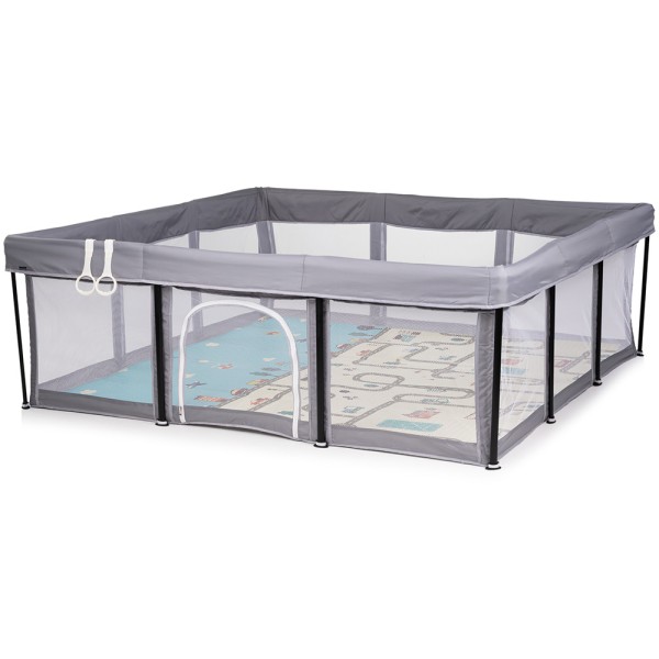 Tarc de joaca Chipolino Easy 180x180 cm grey