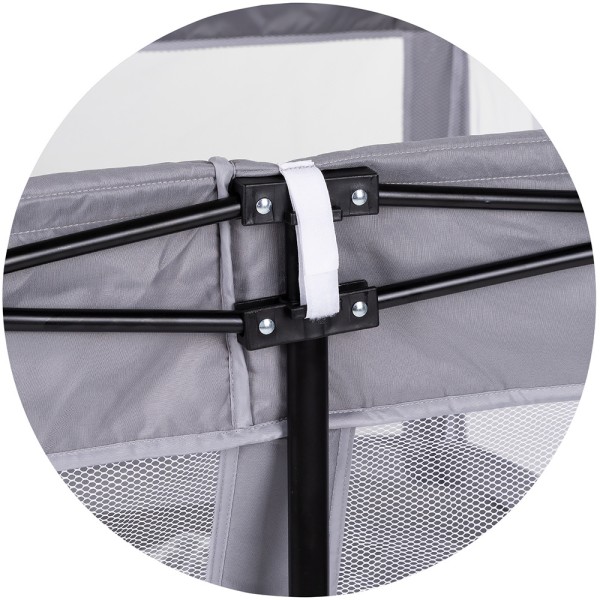 Tarc de joaca Chipolino Easy 180x180 cm grey