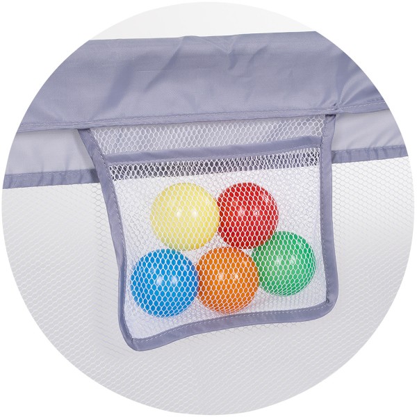 Tarc de joaca Chipolino Easy 180x180 cm grey