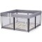 Tarc de joaca Chipolino Vibe 120x120 cm grey