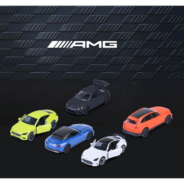 Set Majorette Mercedes-AMG cu 5 masinute