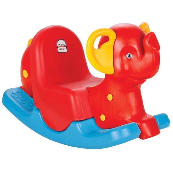 Balansoar pentru copii Pilsan Happy Elephant rosu