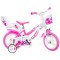 Bicicleta copii Dino Bikes 12' Flappy roz Bicicleta copii Dino Bikes 12' Flappy roz