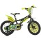 Bicicleta copii 6-10 ani Dino Bikes 16' Dinosaur Verde