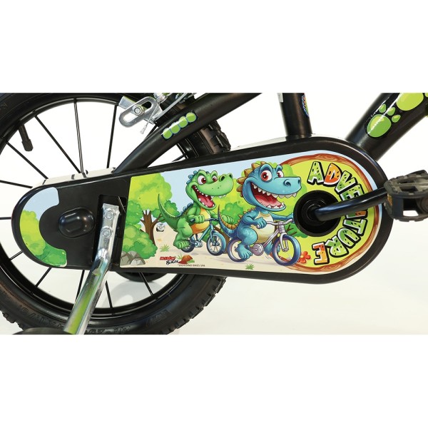 Bicicleta copii 6-10 ani Dino Bikes 16' Dinosaur Verde