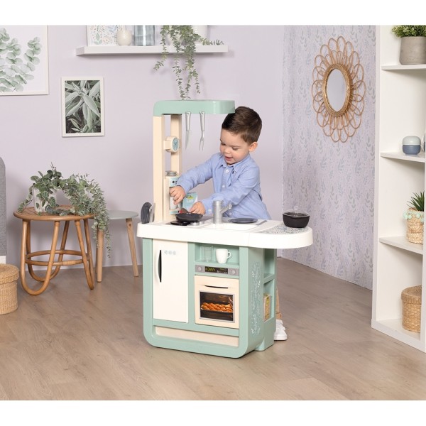 Bucatarie pentru copii Smoby Cherry Kitchen cu 25 accesorii