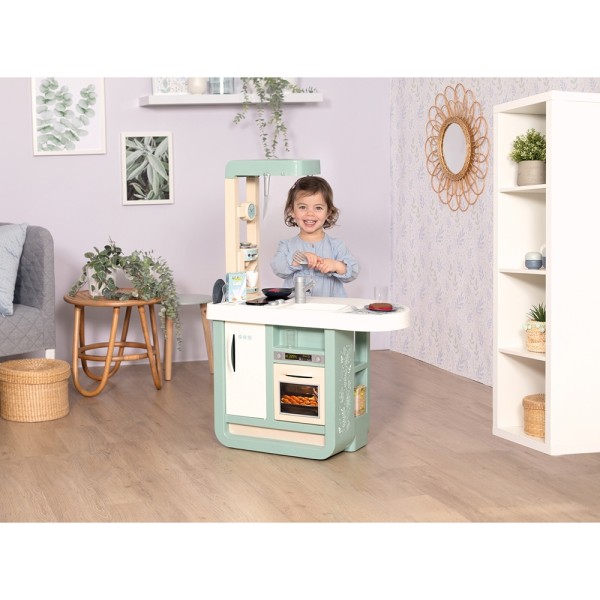 Bucatarie pentru copii Smoby Cherry Kitchen cu 25 accesorii