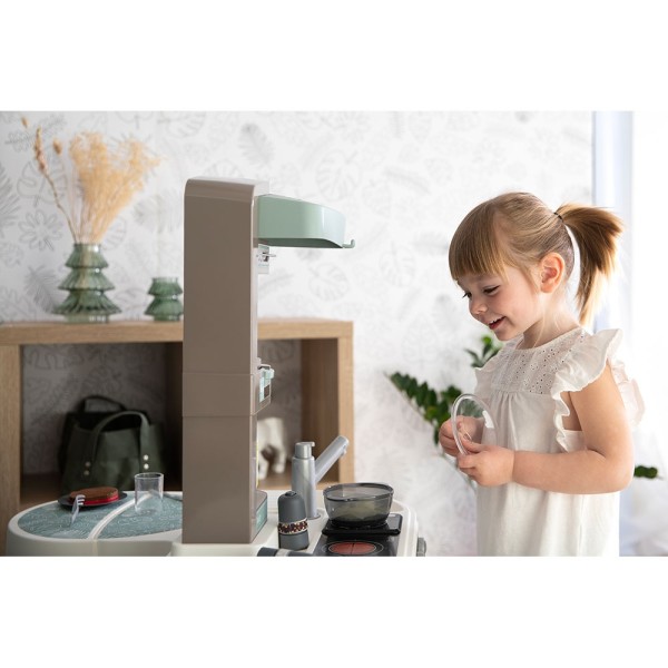 Bucatarie Smoby Tefal Studio XL Bubble albastru cu accesorii