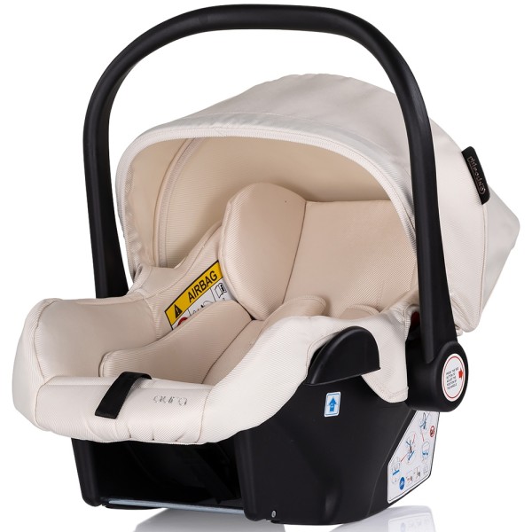 Carucior bebe 3 in 1 Chipolino Aura biscotta Carucior bebe 3 in 1 Chipolino Aura biscotta