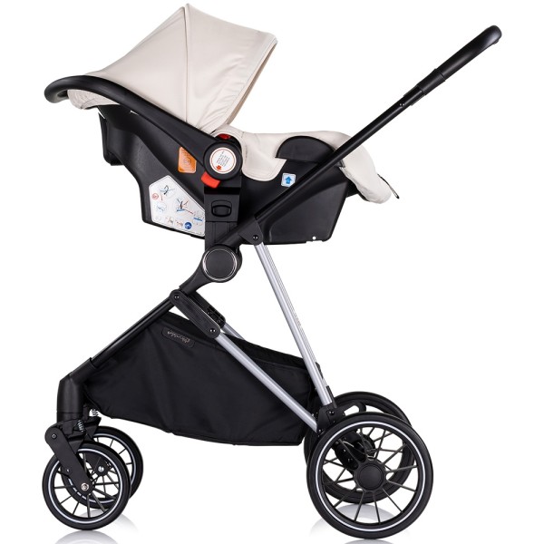 Carucior bebe 3 in 1 Chipolino Aura biscotta Carucior bebe 3 in 1 Chipolino Aura biscotta