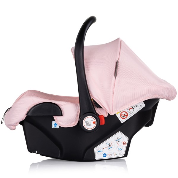 Carucior bebe 3 in 1 Chipolino Aura pink marshmallow