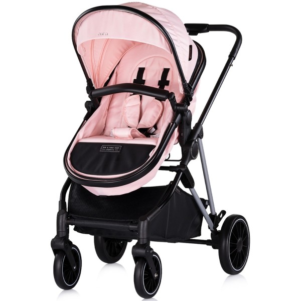 Carucior bebe 3 in 1 Chipolino Aura pink marshmallow