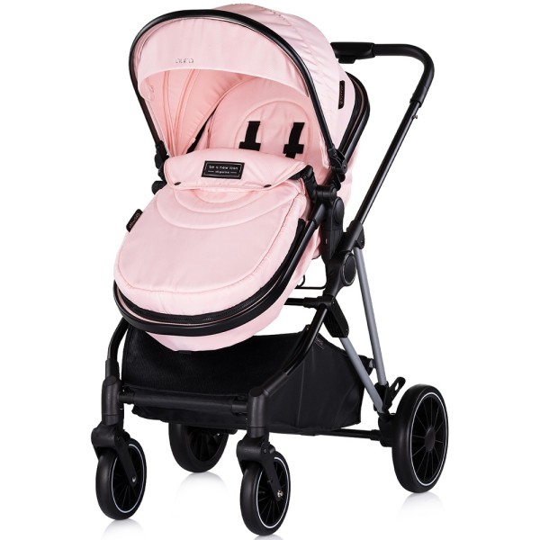 Carucior bebe 3 in 1 Chipolino Aura pink marshmallow