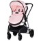 Carucior bebe 3 in 1 Chipolino Aura pink marshmallow