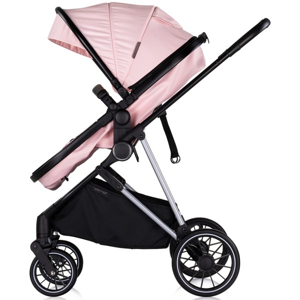 Carucior bebe 3 in 1 Chipolino Aura pink marshmallow