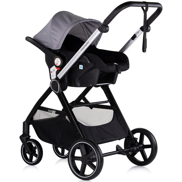 Carucior copii 3 in 1 Chipolino Marbella cloud grey