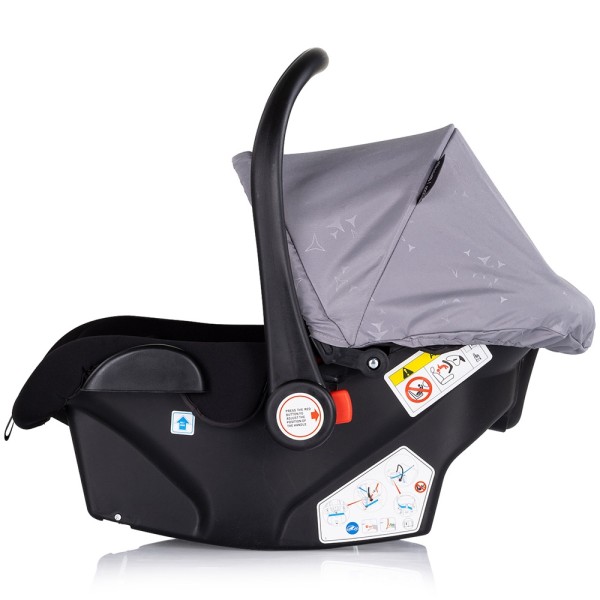 Carucior copii 3 in 1 Chipolino Marbella cloud grey