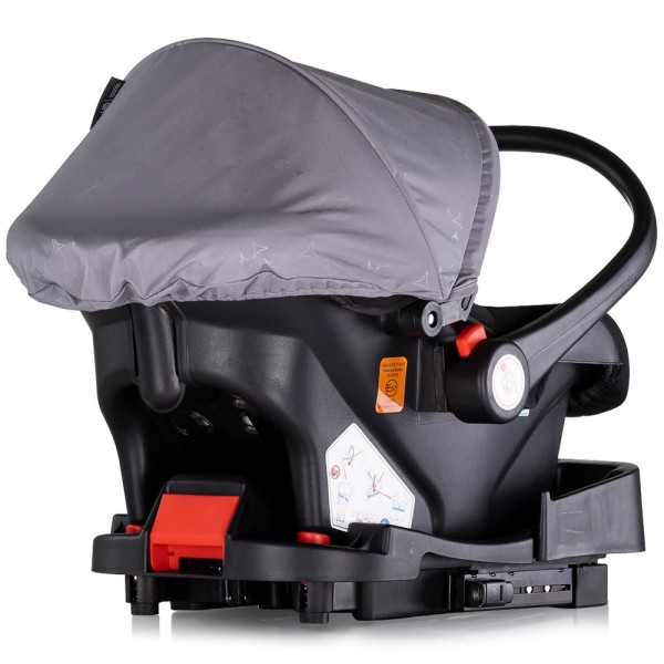 Carucior copii 3 in 1 Chipolino Marbella cloud grey