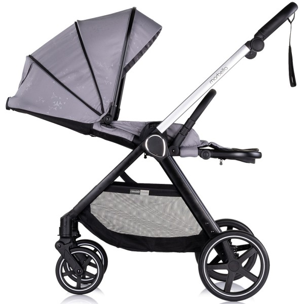 Carucior copii 3 in 1 Chipolino Marbella cloud grey