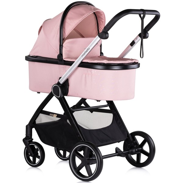 Carucior copii 3 in 1 Chipolino Marbella pink marshmallow