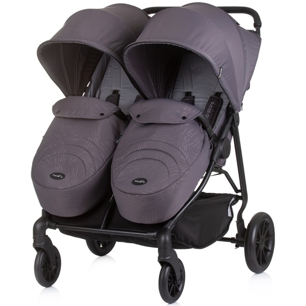 Carucior gemeni Chipolino Top Stars anthracite Carucior gemeni Chipolino Top Stars anthracite