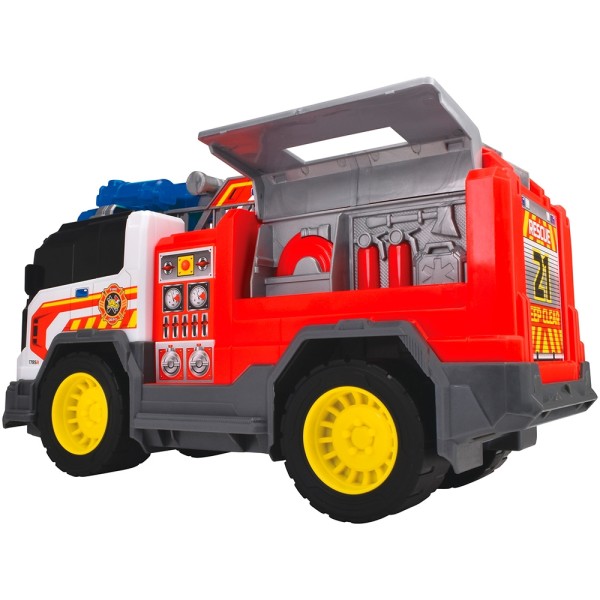 Masina de pompieri Dickie Toys Fire Rescue Unit 30 cm cu lumini si sunete