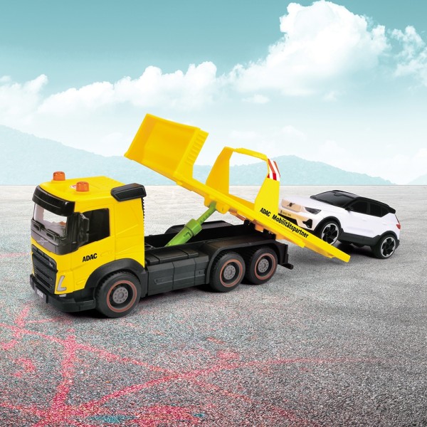 Masina de tractare Dickie Toys ADAC Tow Truck 22 cm galben