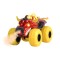 Masina Dickie Toys Flaming Fire Monster 25 cm rosu cu lumini si sunete