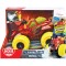 Masina Dickie Toys Flaming Fire Monster 25 cm rosu cu lumini si sunete