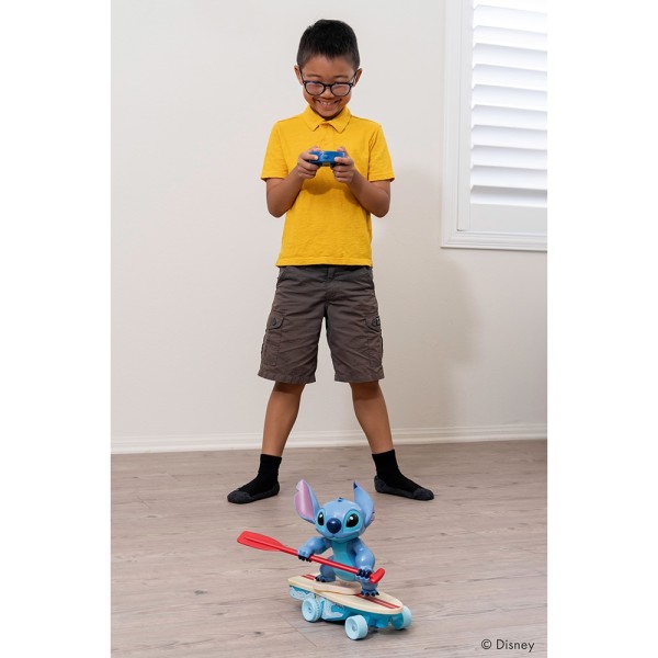 Masina Jada Toys Surfer Stitch 25 cm cu telecomanda