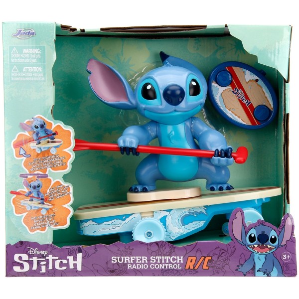 Masina Jada Toys Surfer Stitch 25 cm cu telecomanda