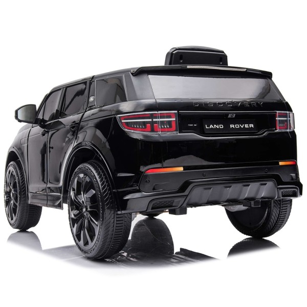 Masinuta electrica Chipolino SUV Land Rover Discovery cu scaun din piele si roti EVA black Masinuta electrica Chipolino SUV Land Rover Discovery cu scaun din piele si roti EVA black