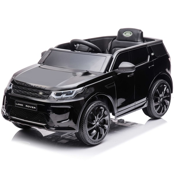 Masinuta electrica Chipolino SUV Land Rover Discovery cu scaun din piele si roti EVA black Masinuta electrica Chipolino SUV Land Rover Discovery cu scaun din piele si roti EVA black
