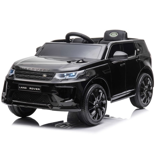 Masinuta electrica Chipolino SUV Land Rover Discovery cu scaun din piele si roti EVA black Masinuta electrica Chipolino SUV Land Rover Discovery cu scaun din piele si roti EVA black