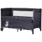 Patut pliabil Chipolino Relax anthracite cu laterala culisanta Patut pliabil Chipolino Relax anthracite cu laterala culisanta