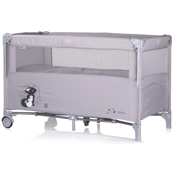 Patut pliabil Chipolino Relax cloud cu laterala culisanta Patut pliabil Chipolino Relax cloud cu laterala culisanta